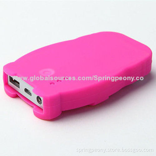 Travel 4,400mAh Mobile Power Bank with 5V DC/0.6A Input